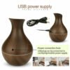 Ultrasonic Humidifier Oil Diffuser Air Purifier Aromatherapy with LED Lights - Image 3