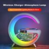 2023 New Intelligent G Shaped LED Lamp Bluetooth Speake Wireless Charger Atmosphere Lamp App Control For Bedroom Home Decor - Image 2