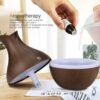 Ultrasonic Humidifier Oil Diffuser Air Purifier Aromatherapy with LED Lights - Image 2