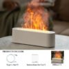 2023 Flame Aroma Diffuser Air Humidifier Ultrasonic Cool Mist Maker Fogger Led Essential Oil Lamp Realistic Fire Difusor - Image 8