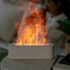 2023 Flame Aroma Diffuser Air Humidifier Ultrasonic Cool Mist Maker Fogger Led Essential Oil Lamp Realistic Fire Difusor - Image 4