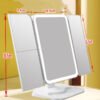 Trifold Makeup Mirror With Light 68 LED Vanity Mirrors - Image 3