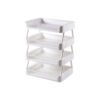 Kitchen Folding Storage Rack with Draining Basket - Image 3