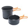 Widesea Camping Cookware Outdoor Cooking Set Heat  Cooker Travel Tableware Tourist Kitchen Pot Utensil Equipment - Image 2