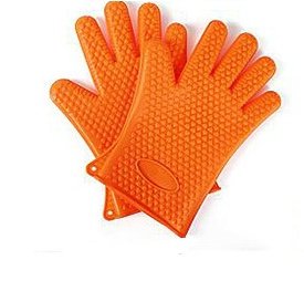 Food Grade Silicone Heat Resistant BBQ Glove Silicone Oven Mitts - Image 4