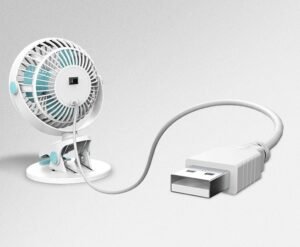 Mini Clip-on USB Desktop Fan - Image 4
