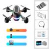 Mini Aerial Photography Gradient LED Remote Control Plane - Image 3