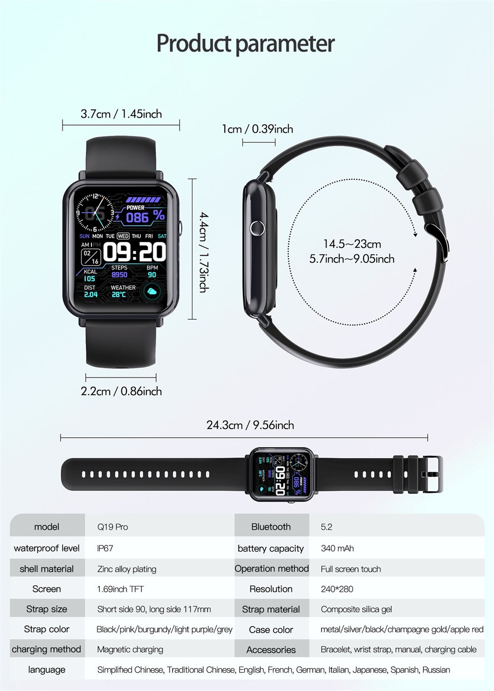 Smart waterproof watch - Image 3