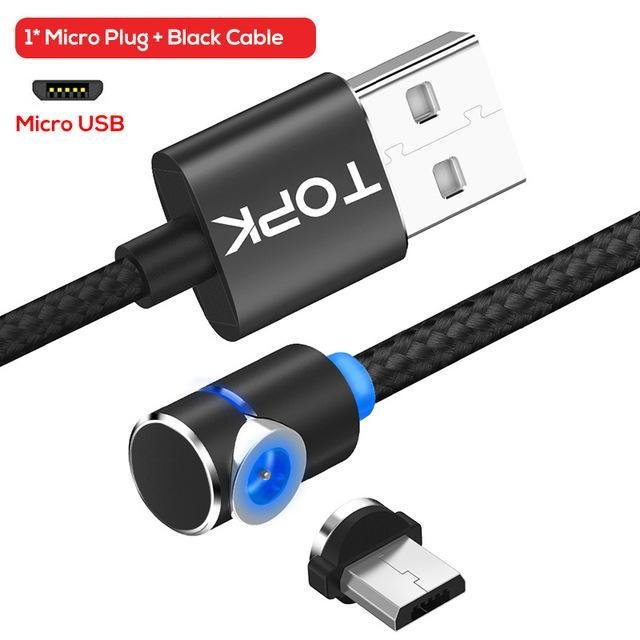 Magnetic Cable Micro Usb Cable 360 Degree Rotate Magnetic Charge - Image 2