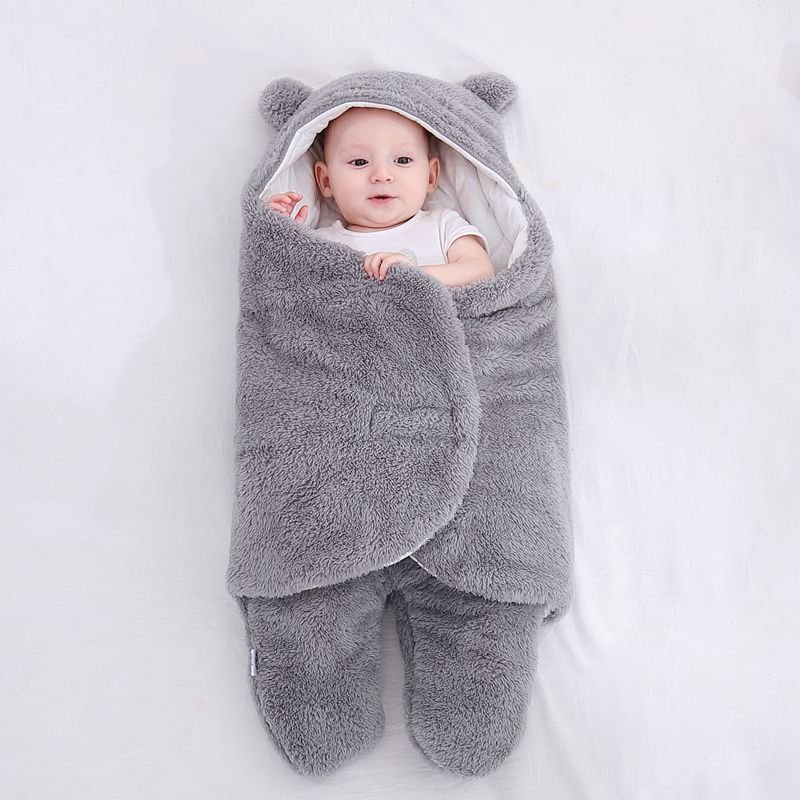 Baby Sleeping Bag Envelope for Newborn Baby Winter Swaddle Blanket - Image 9