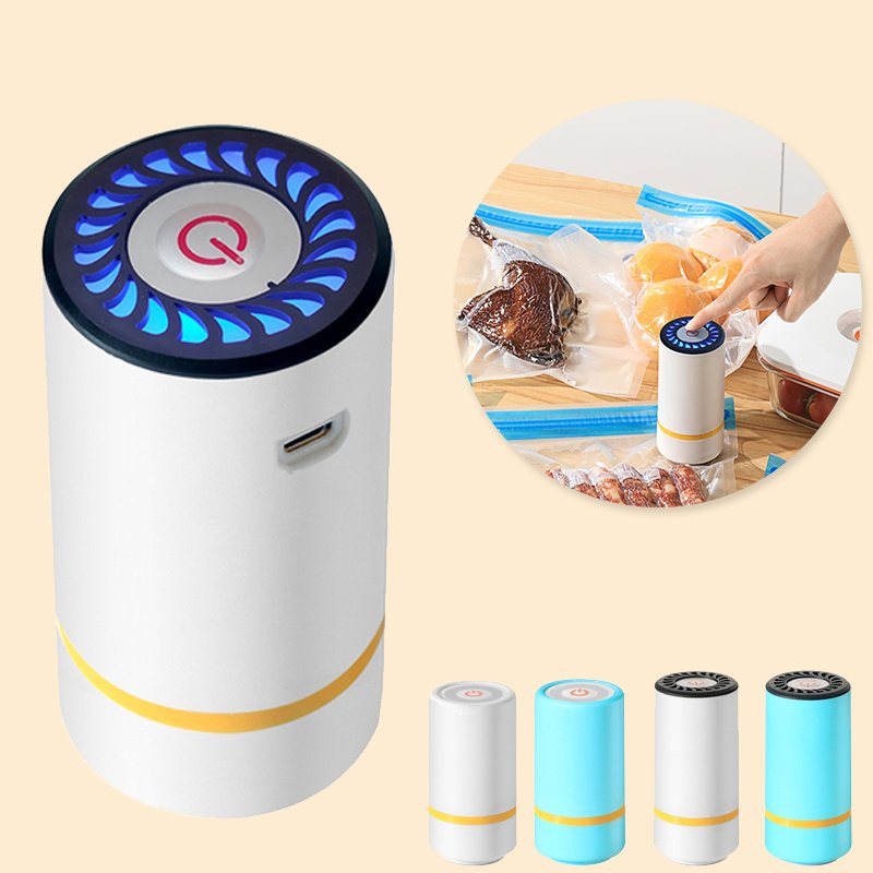 New Mini Vacuum Sealer Kitchen Portable USB Electric AirPump - Image 3