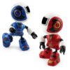 Smart Mini Alloy Robot  Induction Light And Music Spaceman Toy - Image 3