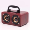 Wooden Wireless Bluetooth Speaker Portable Outdoor - Image 4