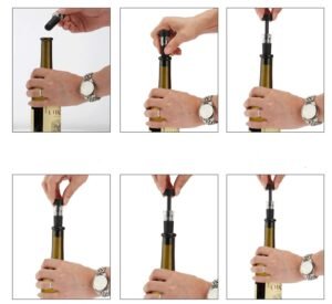 Red wine pressure bottle opener set - Image 4