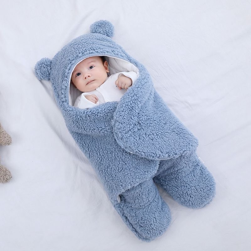 Baby Sleeping Bag Envelope for Newborn Baby Winter Swaddle Blanket - Image 7