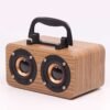 Wooden Wireless Bluetooth Speaker Portable Outdoor - Image 3