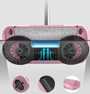 Hand Push Sweeper Household Broom Dustpan Mop - Image 4