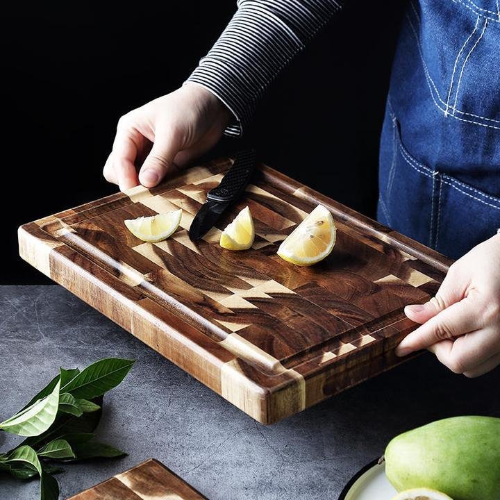Kitchen Household Parquet Solid Wood Cutting Board - Image 4