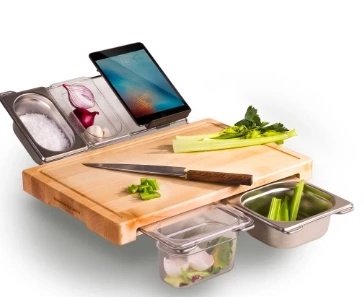 Vegetable Kitchen Cutting Board With Trays Storage Box - Image 2