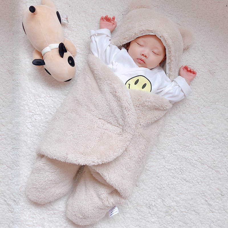 Baby Sleeping Bag Envelope for Newborn Baby Winter Swaddle Blanket - Image 5