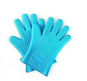 Food Grade Silicone Heat Resistant BBQ Glove Silicone Oven Mitts - Image 3