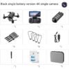 S88 Mini UAV 4K HD Aerial Photography Four-axis Remote Control Drone - Image 2
