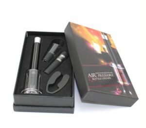 Red wine pressure bottle opener set - Image 2