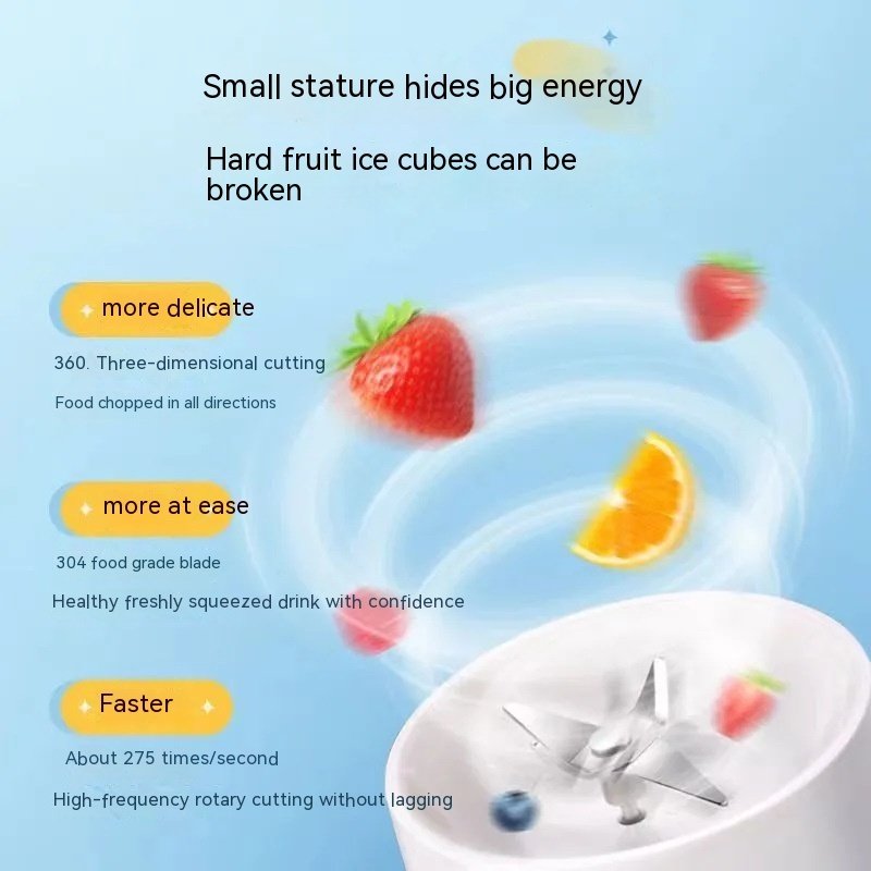 Fried Juice Blender Household Vegetables And Fruits Multi-functional Household Charging - Image 2
