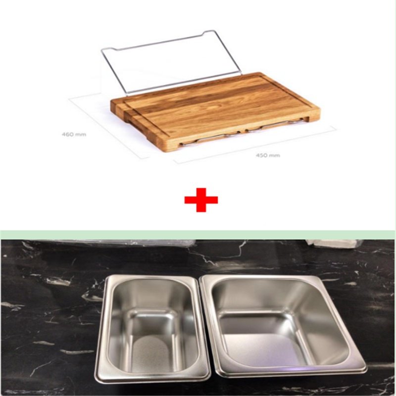 Vegetable Kitchen Cutting Board With Trays Storage Box - Image 4