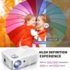 Multimedia Projector 19201080p 260ansiLED Projector - Image 3