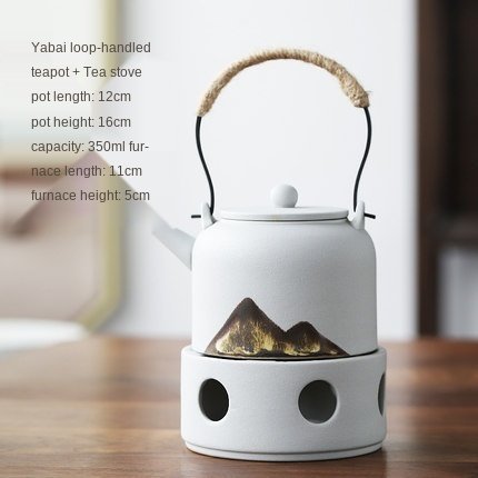 Japanese Style Warm Tea Stove Pot Ceramic Tea Set - Image 5