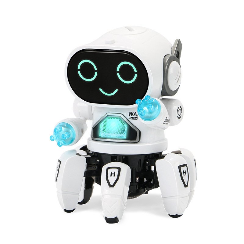 Electric Rock Robot, Music, Light, Automatic Walking, Swinging And Dancing Robot, Children's Toys - Image 3