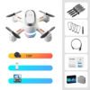 Mini Aerial Photography Gradient LED Remote Control Plane - Image 2