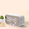 Portable Mirror Clock Alarm Clock - Image 2