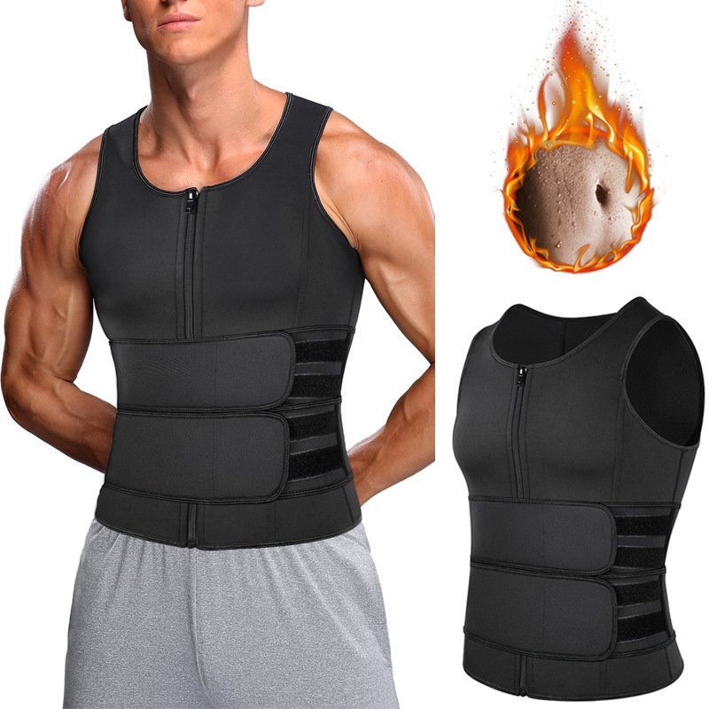 Simple Men's Corset Sports Body Shaping Vest - Image 2