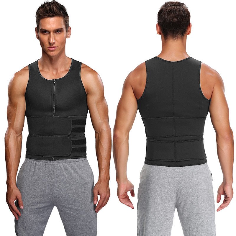 Simple Men's Corset Sports Body Shaping Vest - Image 4