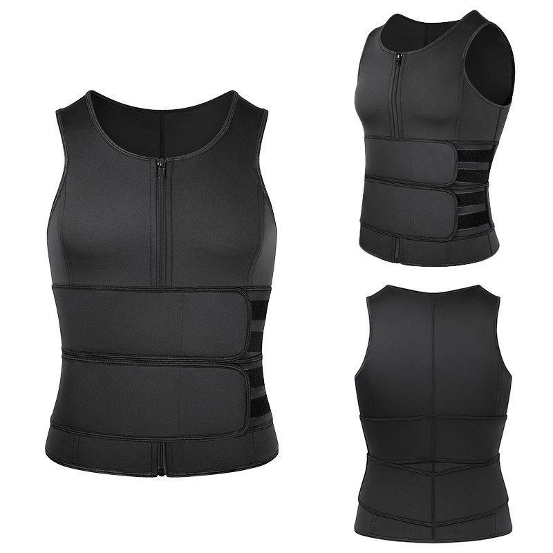 Simple Men's Corset Sports Body Shaping Vest - Image 3