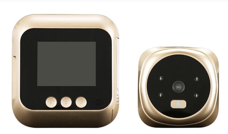 2.4 Inch Security Smart Doorbell Peephole Camera Electronic Cat Eye - Image 3