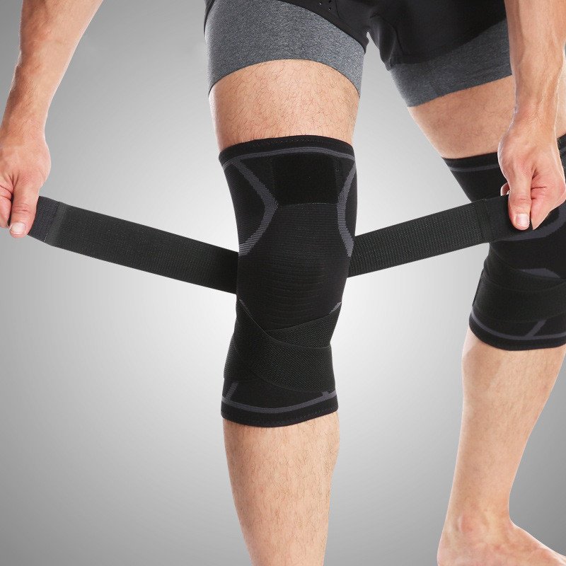 Sports Compression Horoscope Cross Strap Knee Pads - Image 2